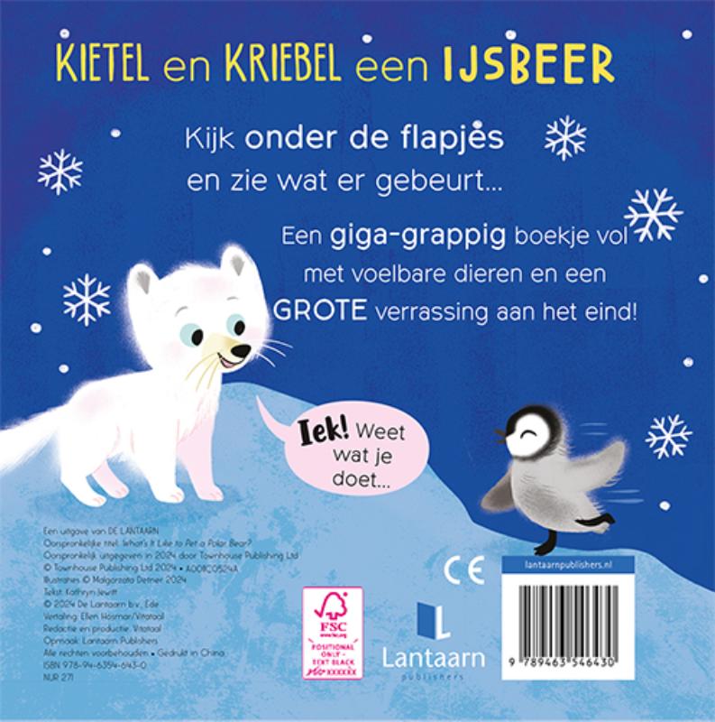 Kietel en kriebel een ijsbeer (Hardback)