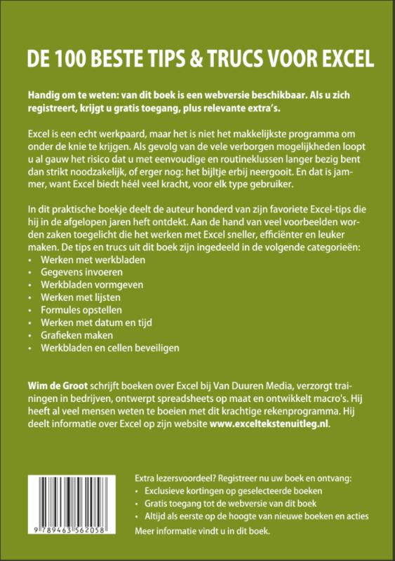 De 100 beste tips & trucs voor Excel (Paperback)