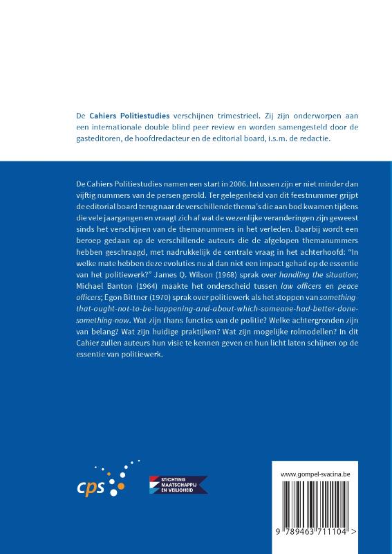 De essentie van politiewerk (Paperback)