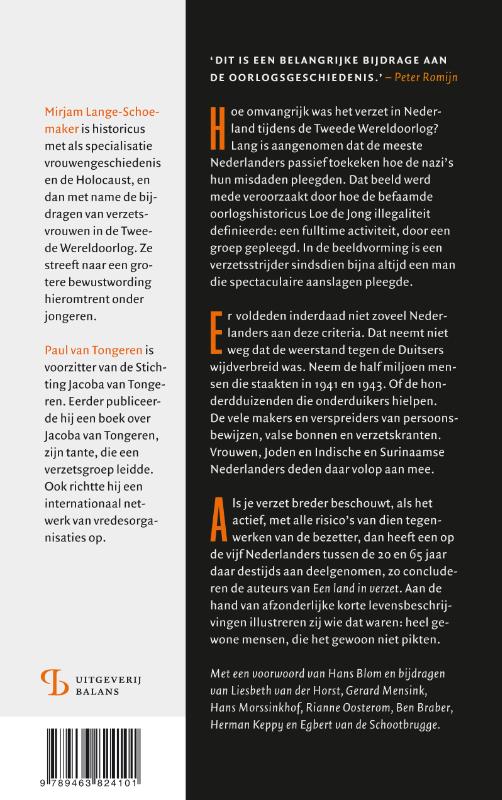 Een land in verzet (Paperback)
