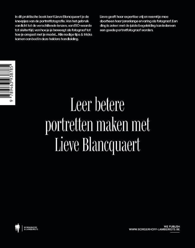 Portretfotografie met Lieve Blancquaert (Hardback)