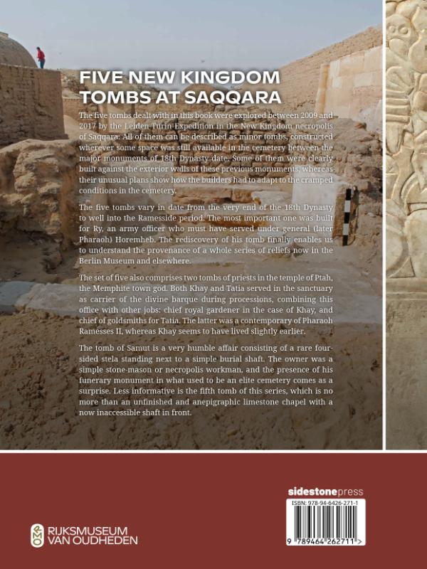 Five New Kingdom Tombs at Saqqara (Paperback)