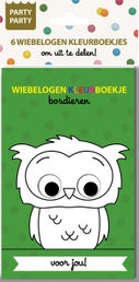 Party Party 6 Wiebelogen Kleurboekjes - Bosdieren (Paperback)