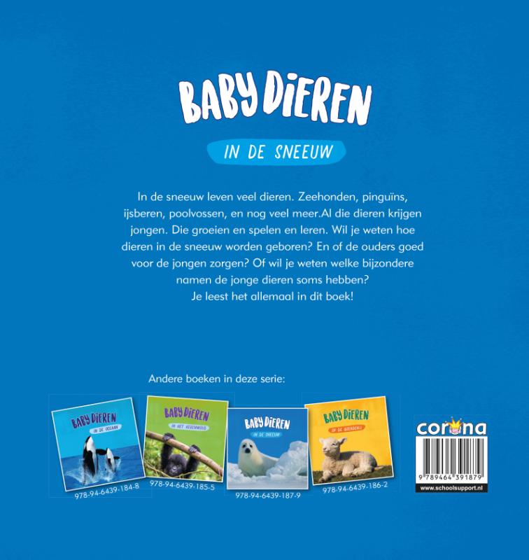 Babydieren in de sneeuw (Hardback)