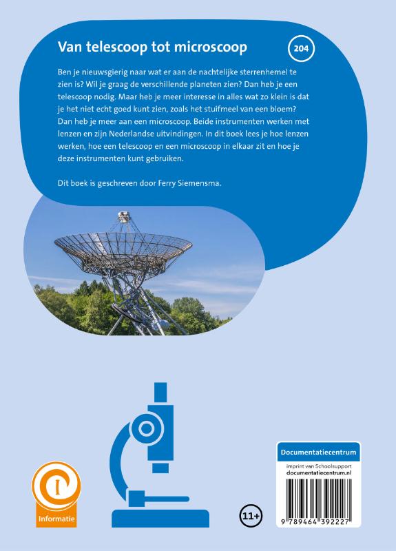 Van telescoop naar microscoop (Hardback)