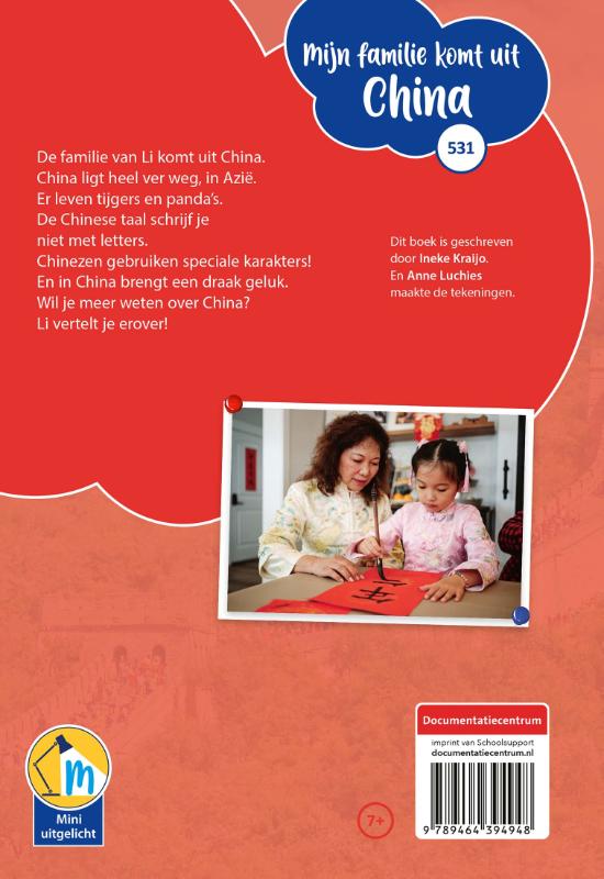 Mijn familie komt uit China (Hardback)