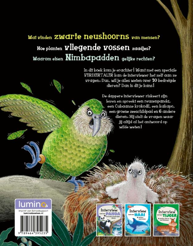 Interview met een panda & andere bedreigde dieren (Hardback)