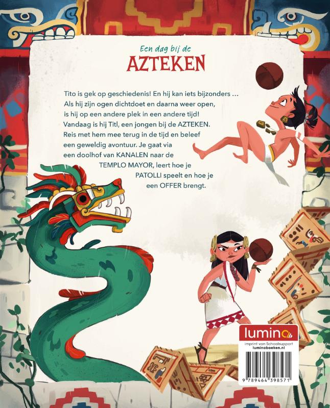 Een dag bij de Azteken (Hardback)