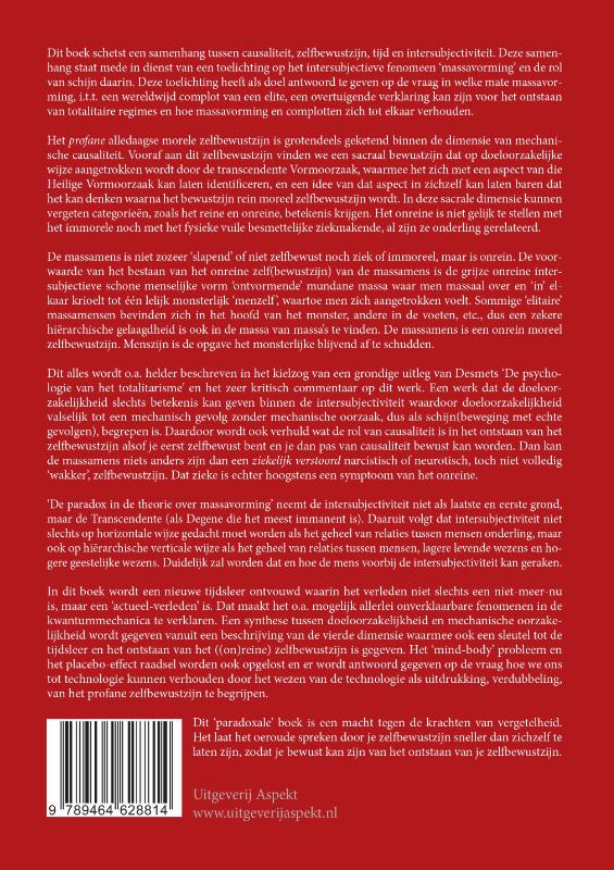 De paradox in de theorie over massavorming (Paperback)