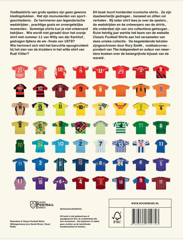 Unieke voetbalshirts (Hardback)