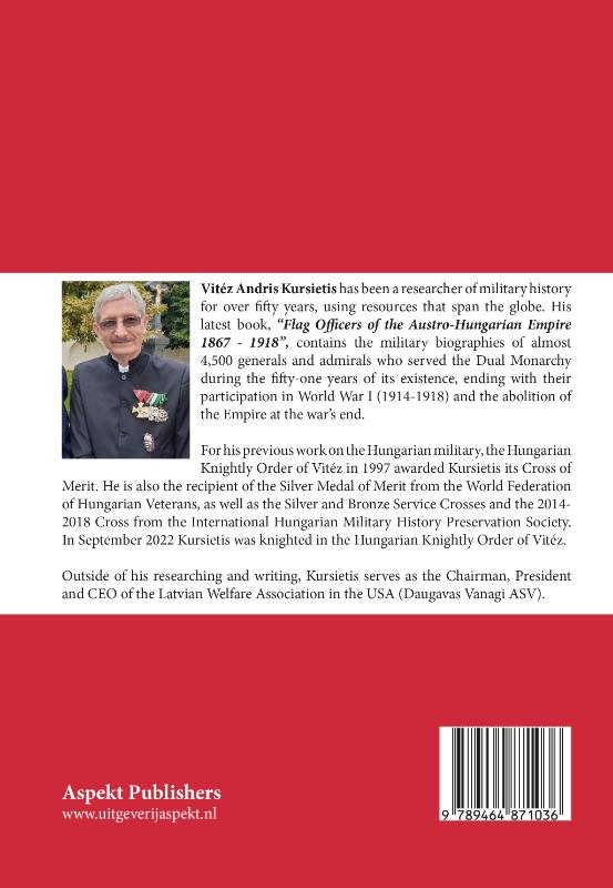 Flag Officers of the Austro-Hungarian Empire 1867 - 1918 (Paperback)