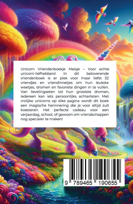 Unicorn Vriendenboekje Meisje (Paperback)