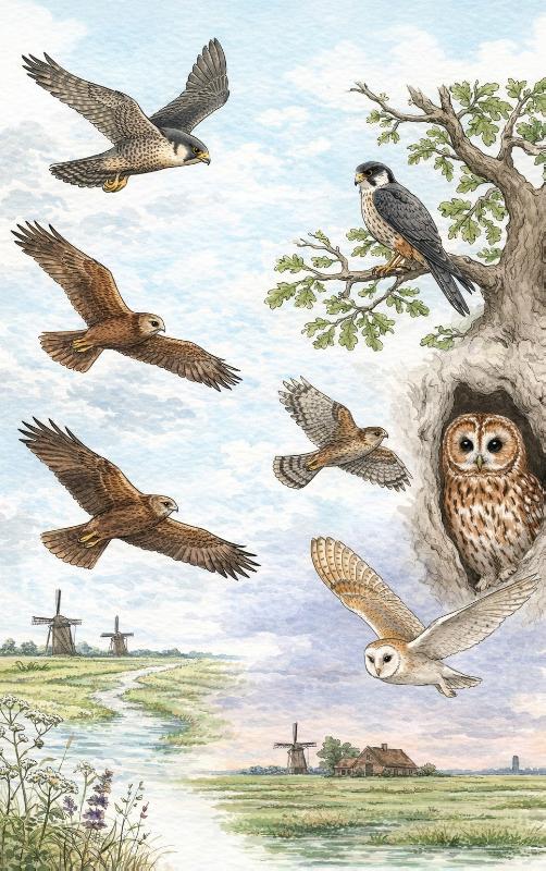 Van valk tot uil - Alle roofvogels van Nederland (Paperback)