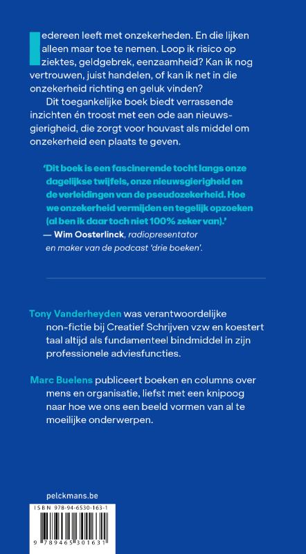 Nooit meer zeker? (Hardback)