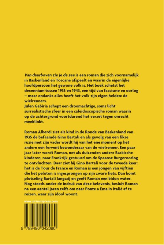 Van daarboven zie je de zee (Paperback)