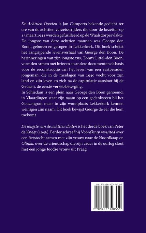 De jongste van de achttien doden (Paperback)