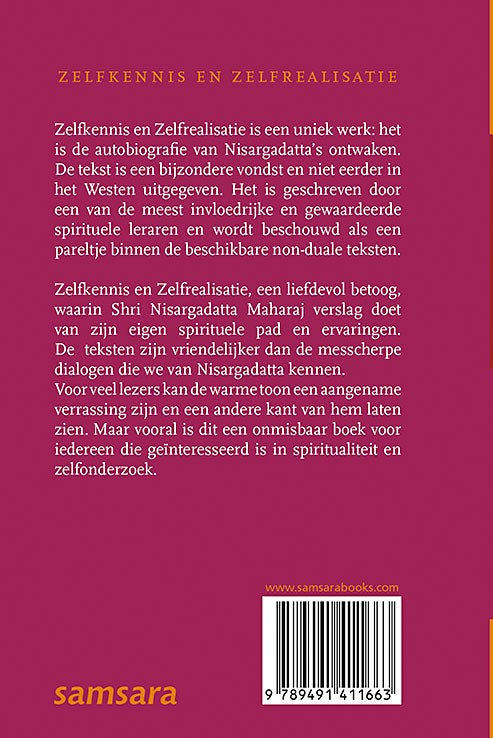 Zelfkennis en zelfrealisatie (Hardback)