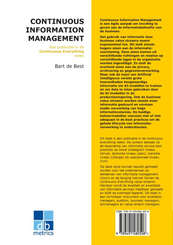 Continuous Information Management (Paperback)