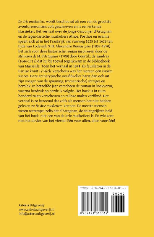 De drie musketiers (Paperback)