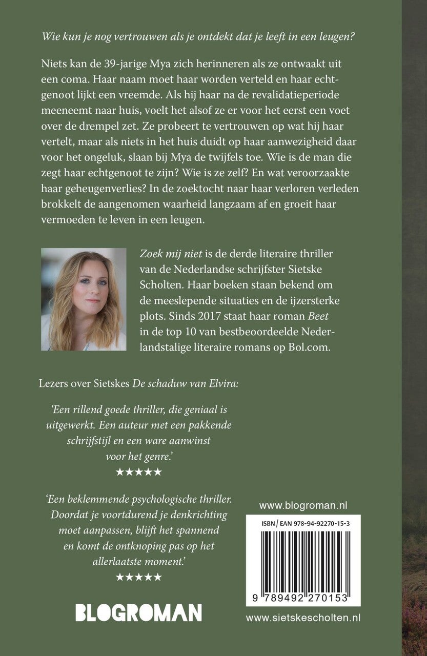 Zoek mij niet (E-book)