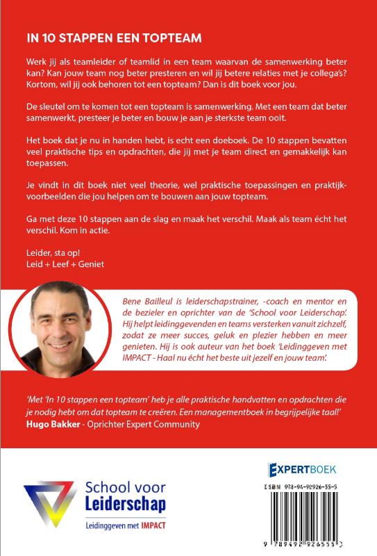 In 10 stappen een topteam (Paperback)