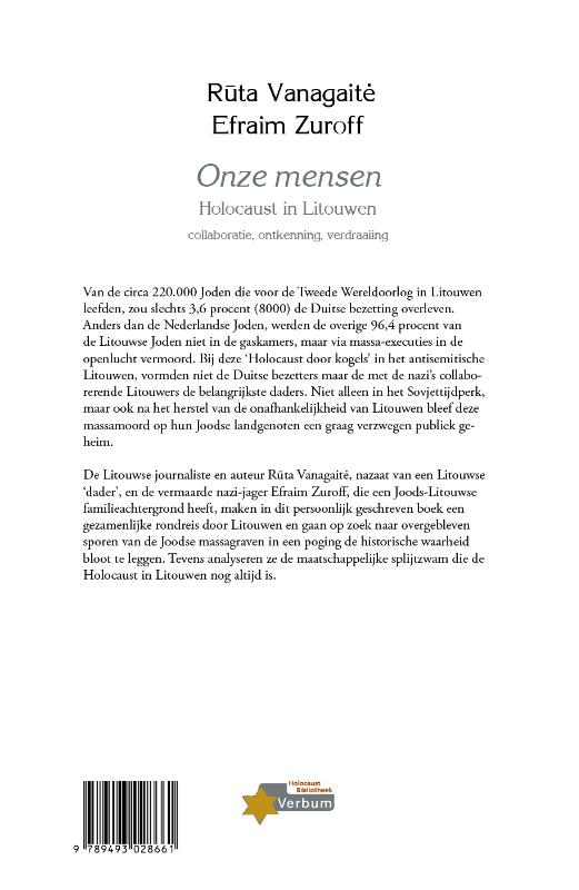 Onze mensen (Hardback)