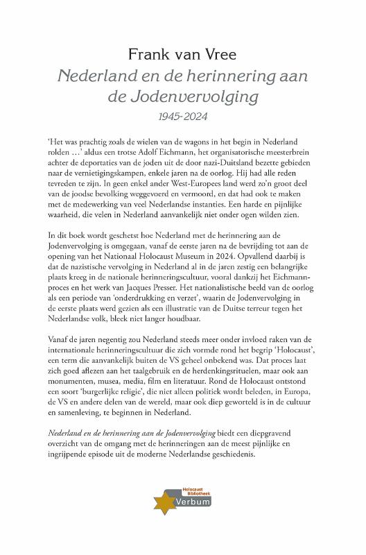 Nederland en de herinnering aan de Jodenvervolging (Hardback)