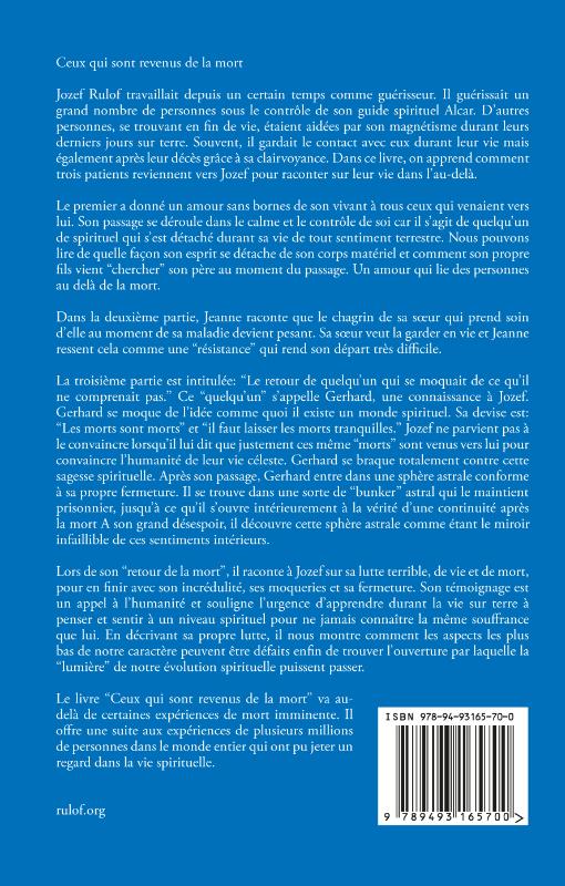 Ceux qui sont revenus de la mort (Paperback)