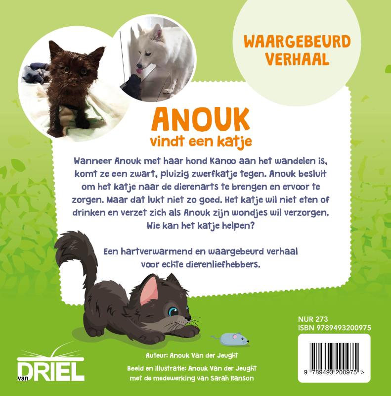 Anouk vindt een katje (Hardback)