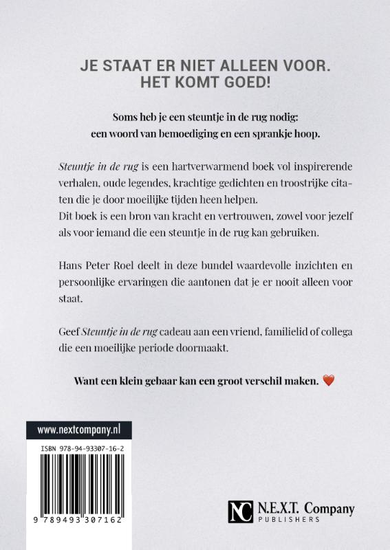 Steuntje in de rug (Hardback)