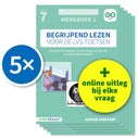 Begrijpend lezen voor de LVS-toetsen - Groep 7 - Werkboek 1 + Online video-uitleg (set van 5) (Paperback)