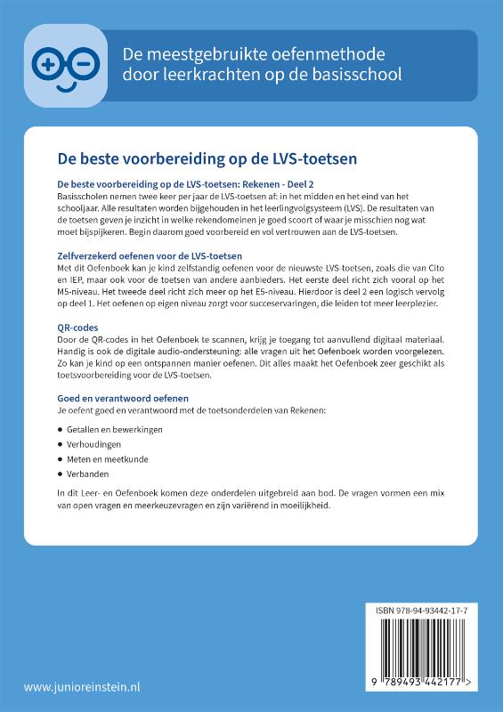 Rekenen voor de LVS-toetsen - Deel 2 - Groep 5 + Online video-uitleg (Paperback)