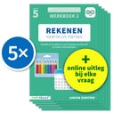 Rekenen voor de LVS-toetsen - Groep 5 - Werkboek 2 - Set van 5 (Paperback)