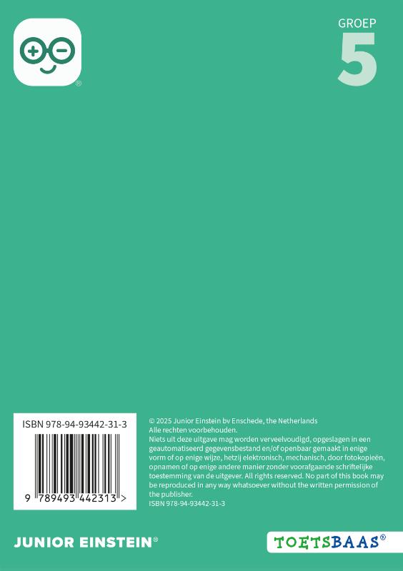 Rekenen voor de LVS-toetsen - Groep 5 - Antwoordenboek 1 (Paperback)