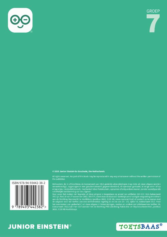 Rekenen voor de LVS-toetsen - Groep 7 - Werkboek 2 - Set van 5 (Paperback)