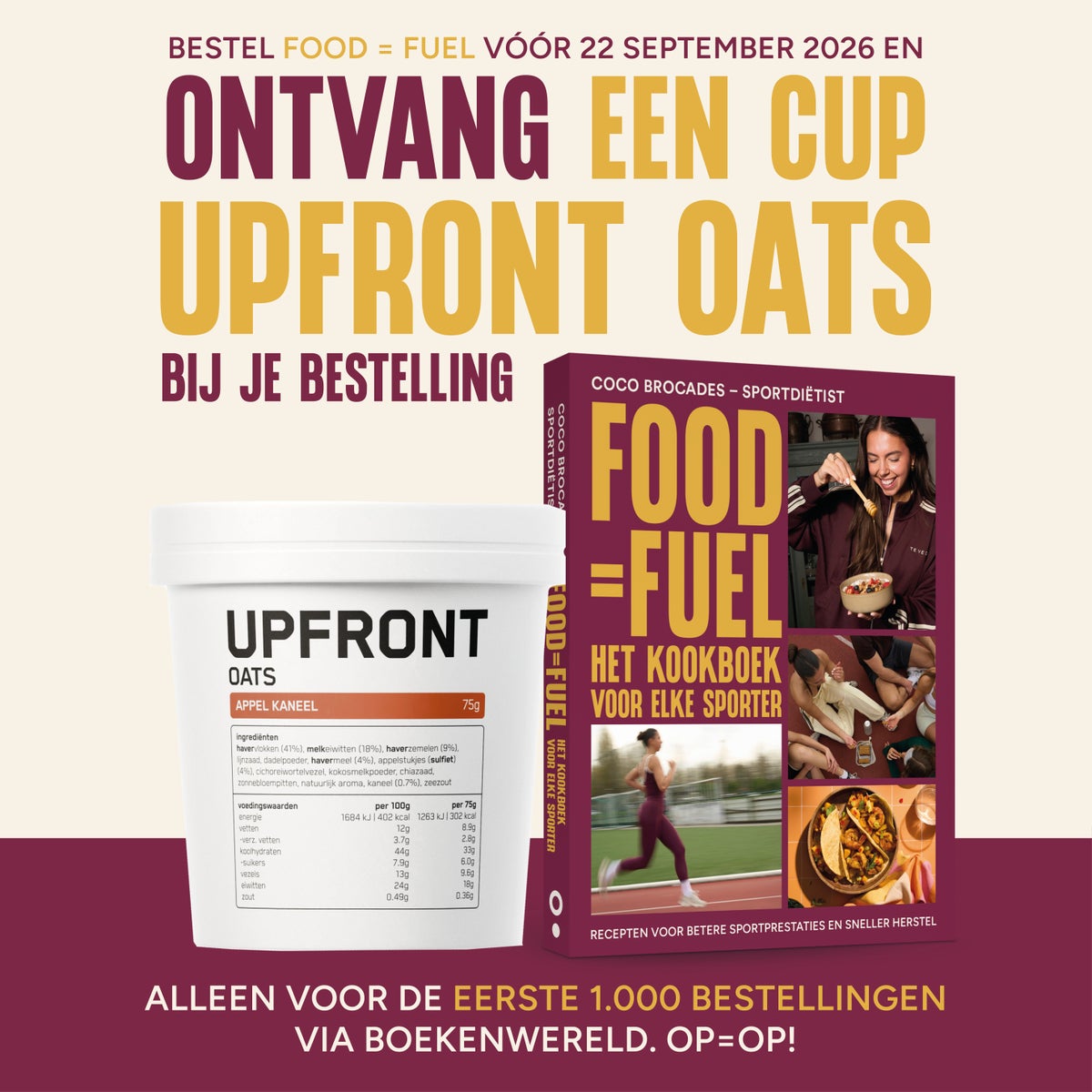FOOD = FUEL - Het Kookboek voor elke Sporter (Gesigneerd)