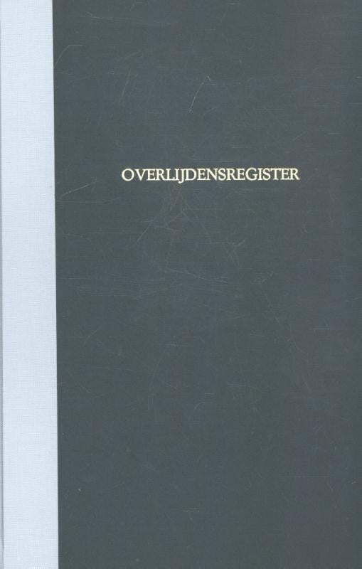 Overlijdensregister (Hardback)