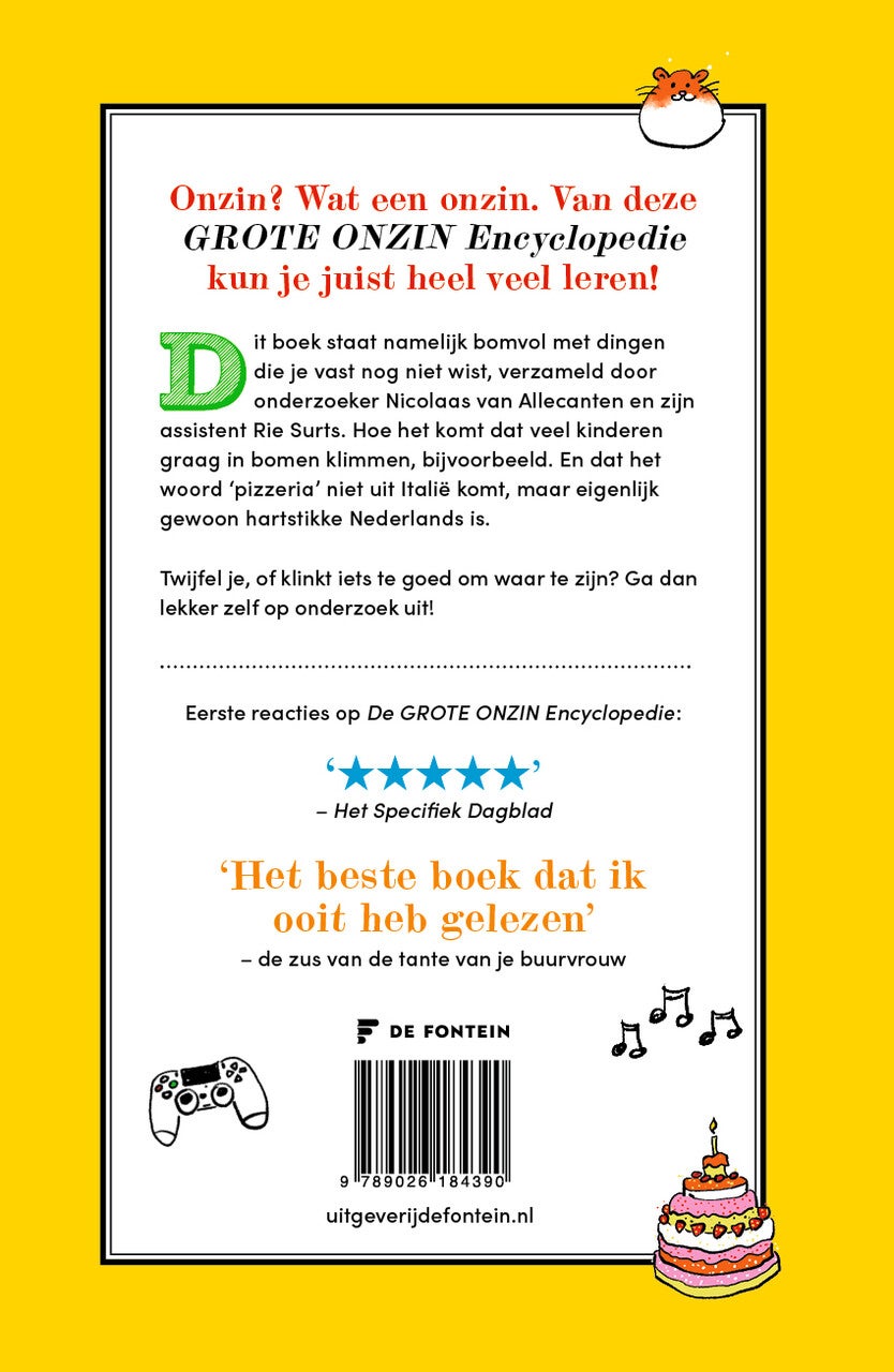 De grote onzin encyclopedie (Hardback) De grote onzin encyclopedie (Hardback)