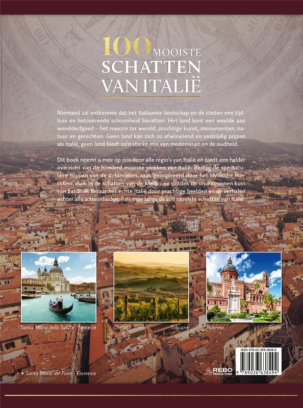 100 mooiste schatten van Italië - 100 serie (Hardback) 100 mooiste schatten van Italië - 100 serie (Hardback)