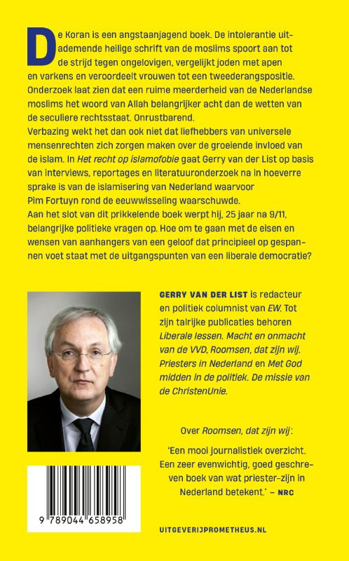 Het recht op islamofobie (Paperback) Het recht op islamofobie (Paperback)