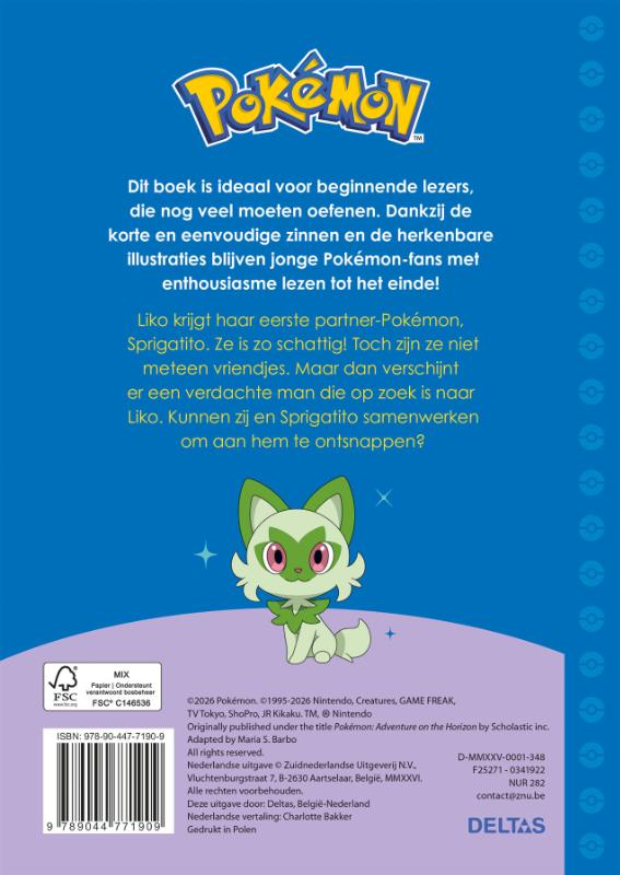 Pokémon eerste leespret - De eerste schooldag van Liko (Hardback) Pokémon eerste leespret - De eerste schooldag van Liko (Hardback)