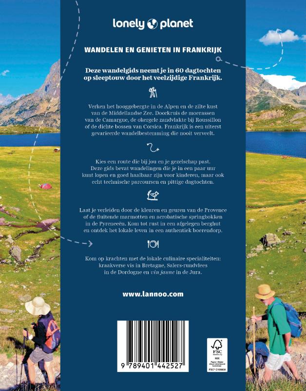 Lonely Planet wandelgids Frankrijk (Paperback) Lonely Planet wandelgids Frankrijk (Paperback)