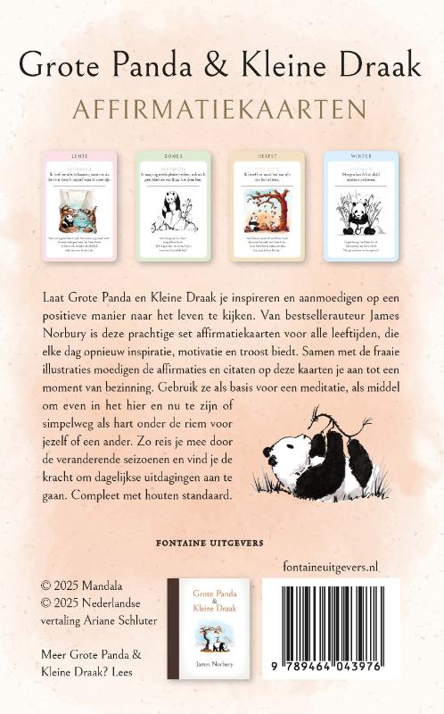 Grote Panda & Kleine Draak - affirmatiekaarten (Kaartspellen) Grote Panda & Kleine Draak - affirmatiekaarten (Kaartspellen)