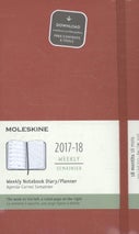 Moleskine 18 month planner - weekly - large - scarlet red - hard cover (Hardback)