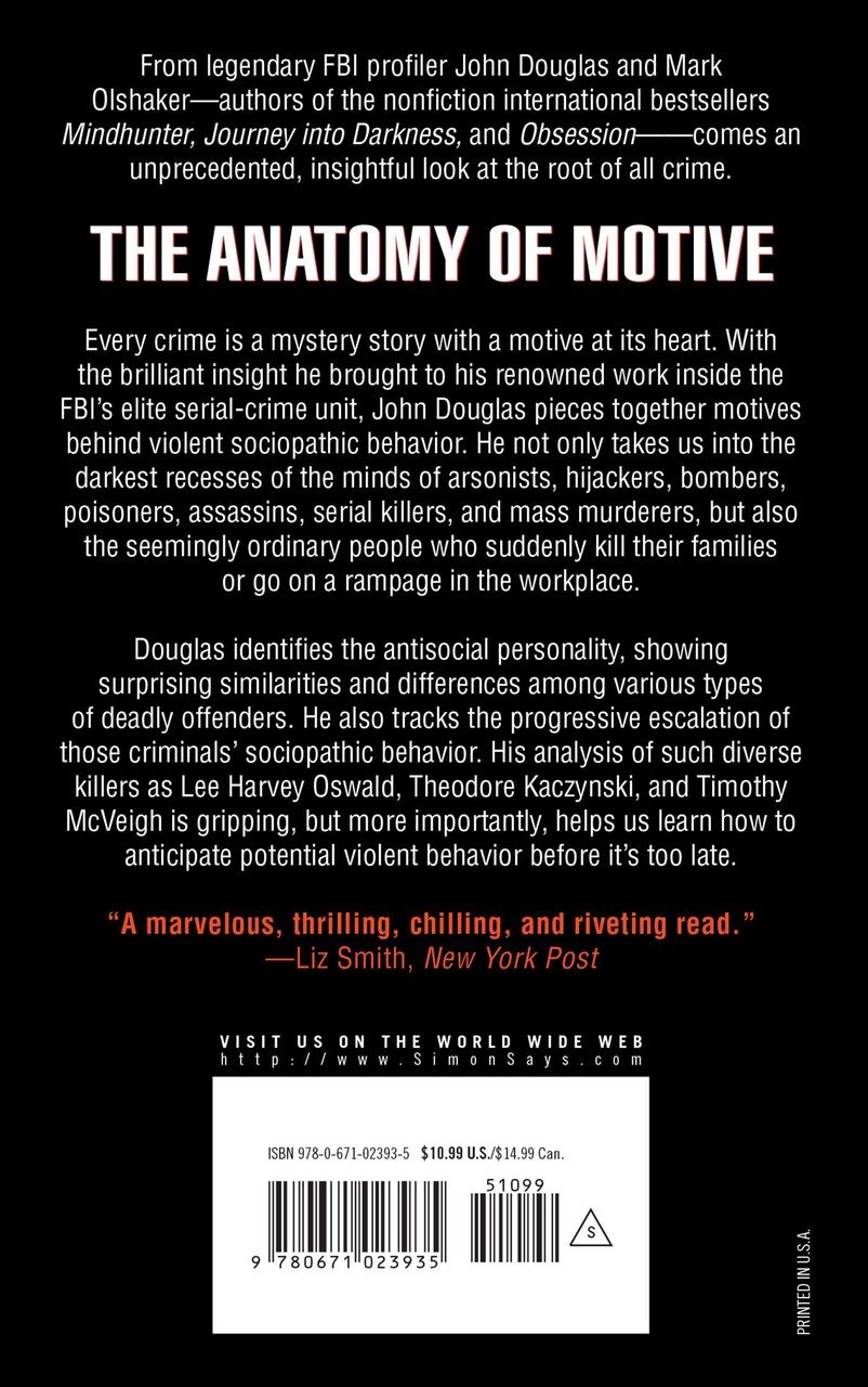 The Anatomy of Motive (Paperback) The Anatomy of Motive (Paperback)