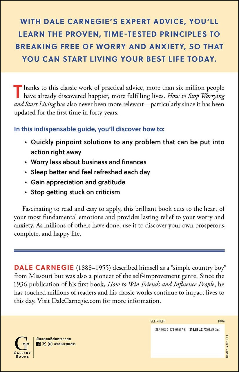 How to Stop Worrying and Start Living (Paperback) How to Stop Worrying and Start Living (Paperback)