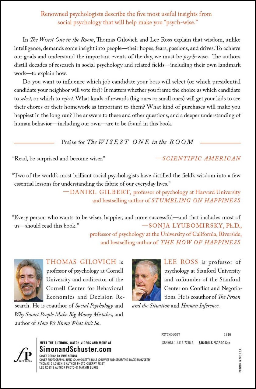 The Wisest One in the Room (Paperback) The Wisest One in the Room (Paperback)