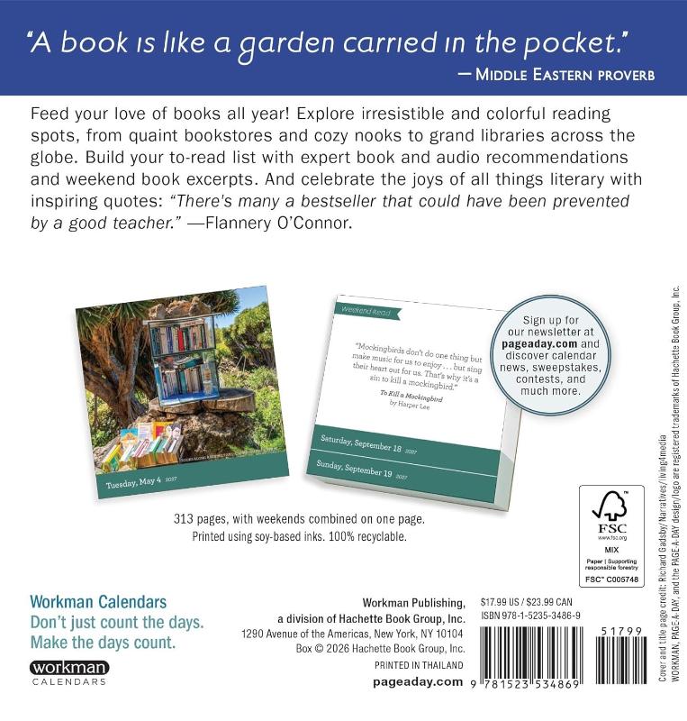A Book Lover's Year Page-A-Day® Calendar 2027 (Kalender) A Book Lover's Year Page-A-Day® Calendar 2027 (Kalender)