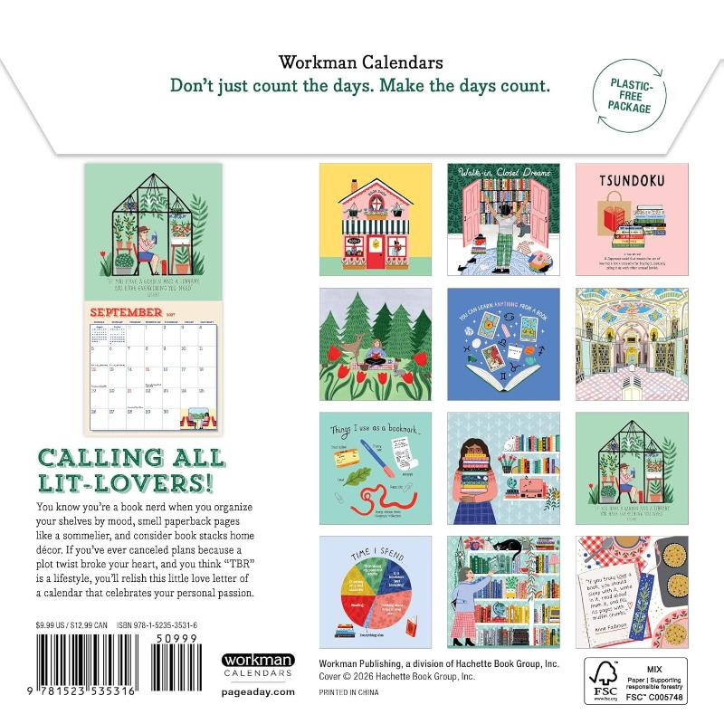 Book Nerd Mini Wall Calendar 2027 (Kalender) Book Nerd Mini Wall Calendar 2027 (Kalender)