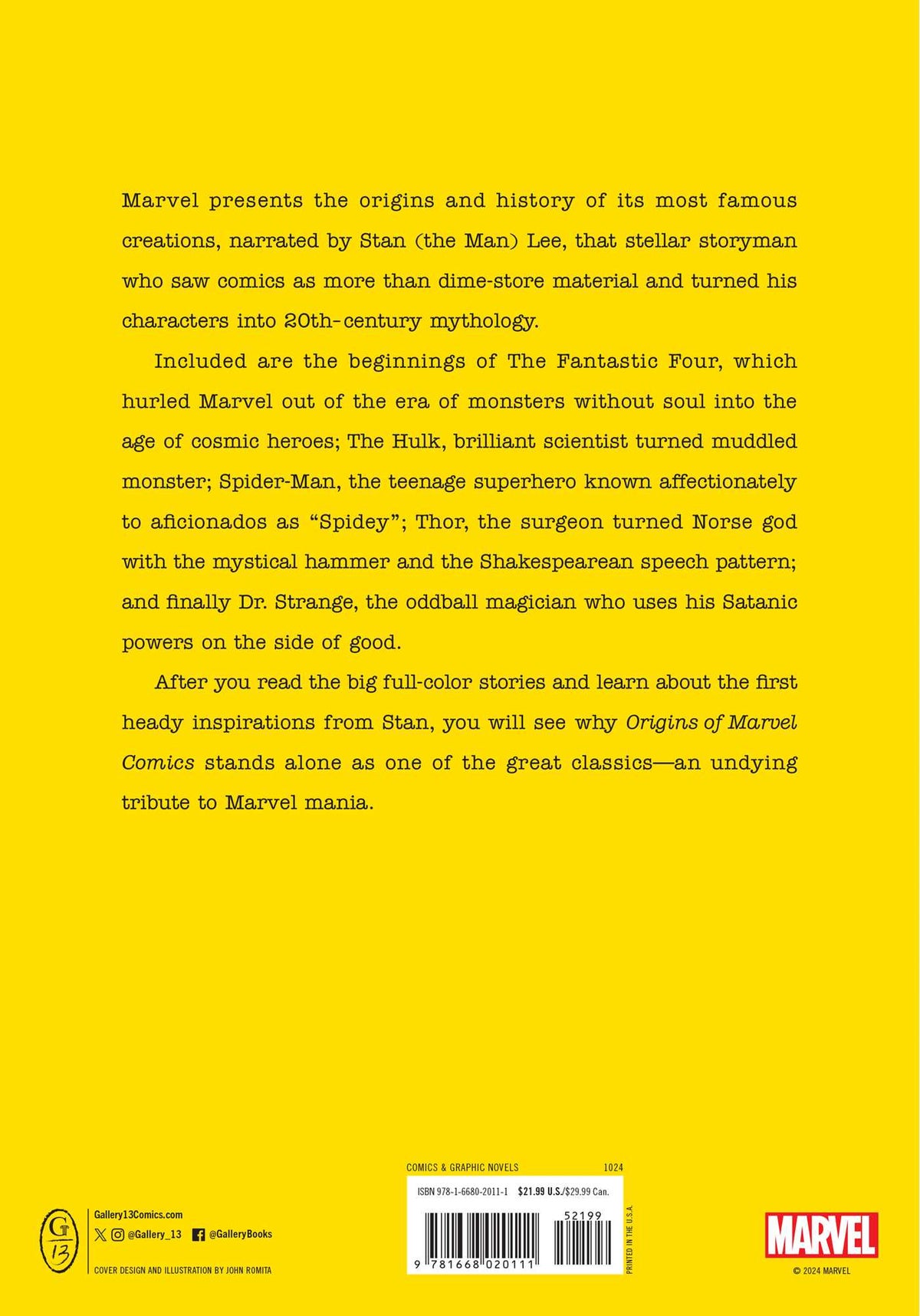 Origins of Marvel Comics (Paperback) Origins of Marvel Comics (Paperback)